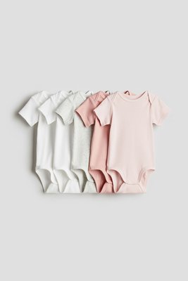 H&M Baby Pack Bodies Algodón Niña (pack 5 uds)